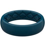 Groove Life Solid Ring, Thin, Various Sizes And Colours Thin Dark Ocean